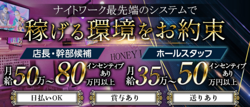 Honey Land(ハニーランド)【公式求人情報】(本厚木)のボーイ・男性求人