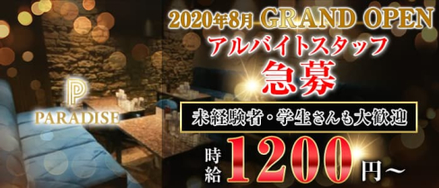 PARADISE 博多駅(パラダイス)【公式求人情報】(中洲)のボーイ・男性求人