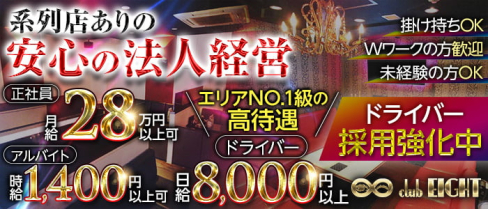 Club EIGHT(エイト)【公式求人情報】(北新地)のボーイ・男性求人