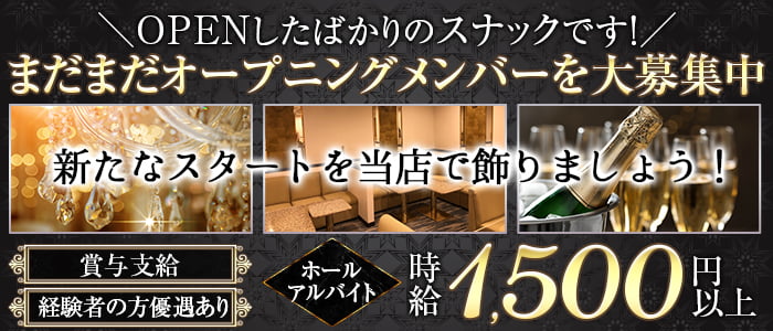【会員制】Member's Lounge emu（メンバーズラウンジ エム）のスナックボーイ・黒服求人