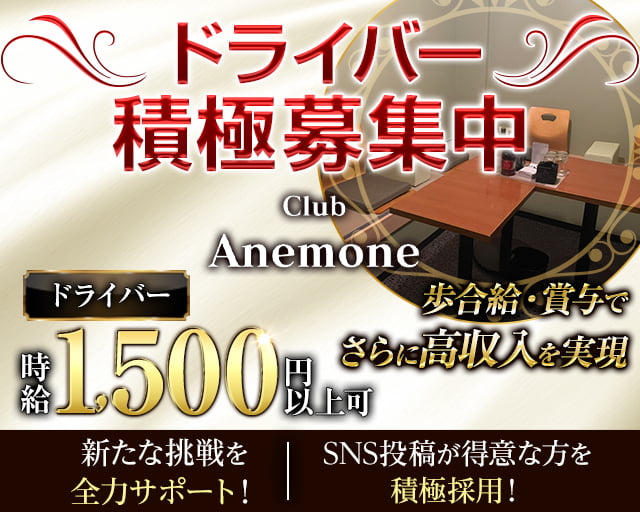 Club Anemone（アネモネ）のラウンジボーイ・黒服求人