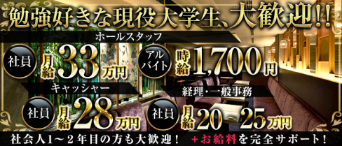 club centurion(センチュリオン)【公式男性求人】(北新地)のボーイ・男性求人