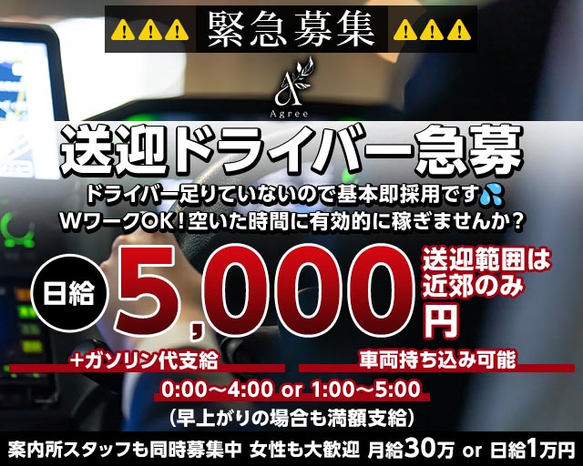 Agree（アグリー）のスナックボーイ・黒服求人