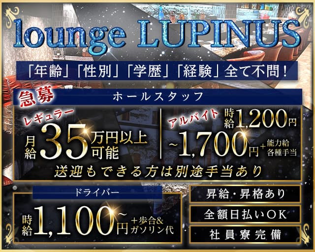 LUPINUS（ルピナス） の男性求人【ジョブショコラ】