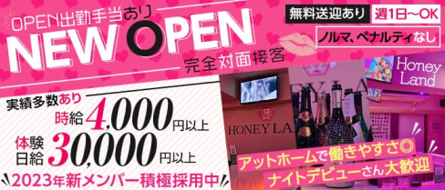 Honey Land(ハニーランド)【公式体入・求人情報】【公式出稼ぎ求人情報】(本厚木ガールズバー)の求人・バイト・体験入店情報