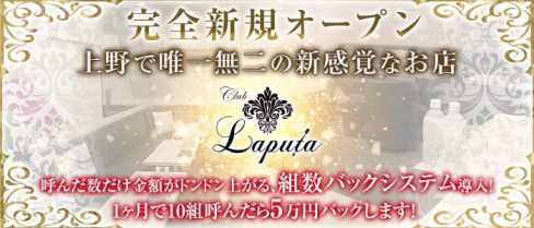 Club LAPUTA(ラピュタ)【公式求人情報】(上野キャバクラ)の求人・バイト・体験入店情報
