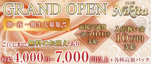 【朝・夜】Club Nikita(ニキータ)【公式求人情報】(千葉昼キャバ・朝キャバ)の求人・体験入店情報