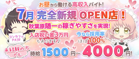 コンカフェ PAIR (ペア)【公式求人情報】(秋葉原ガールズバー)の求人・体験入店情報