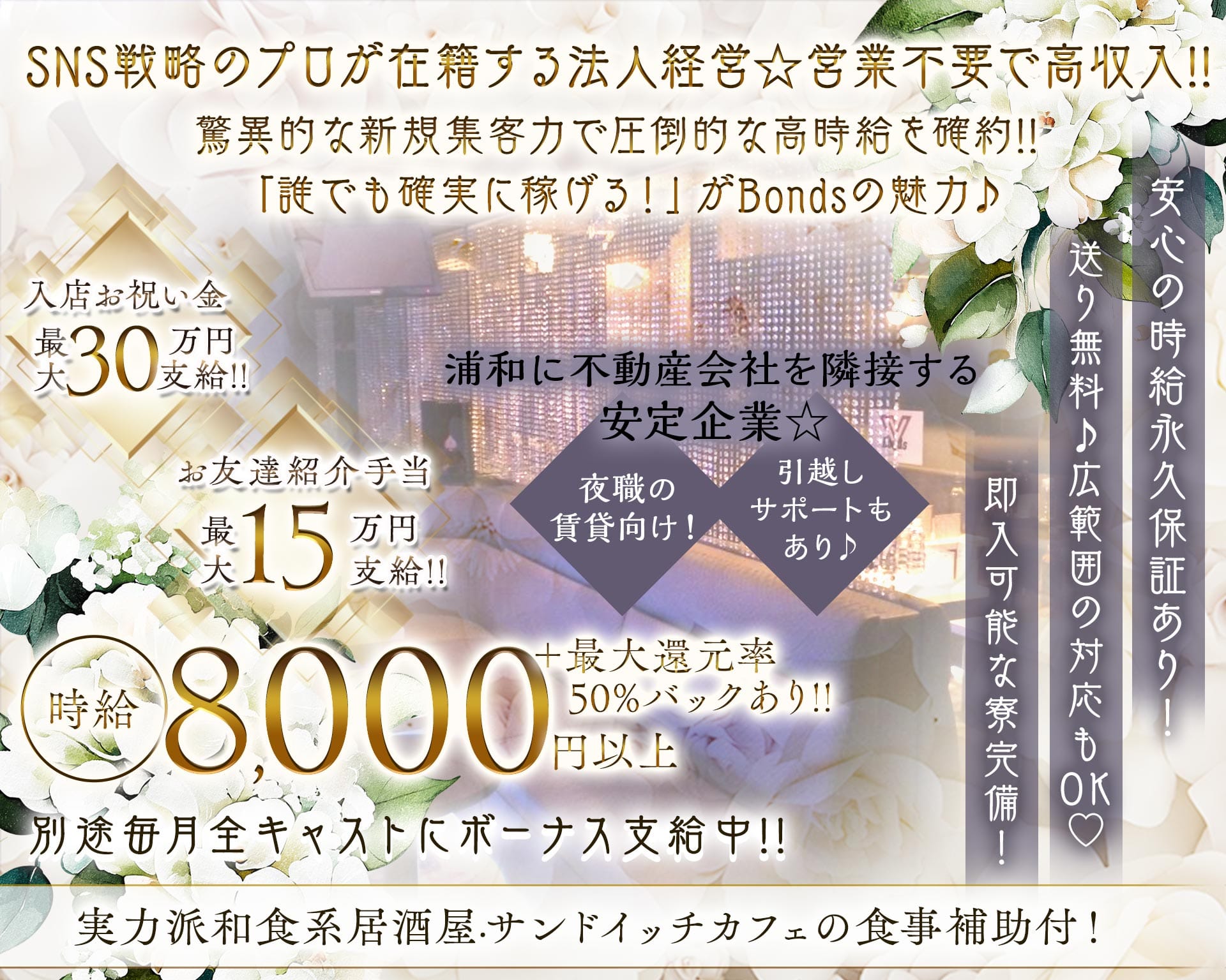 Bonds（ボンズ） 北浦和キャバクラ TOP画像