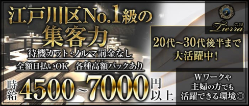 CLUB Tierra(ティエラ)【公式求人・体入情報】(錦糸町ラウンジ)の求人・体験入店情報