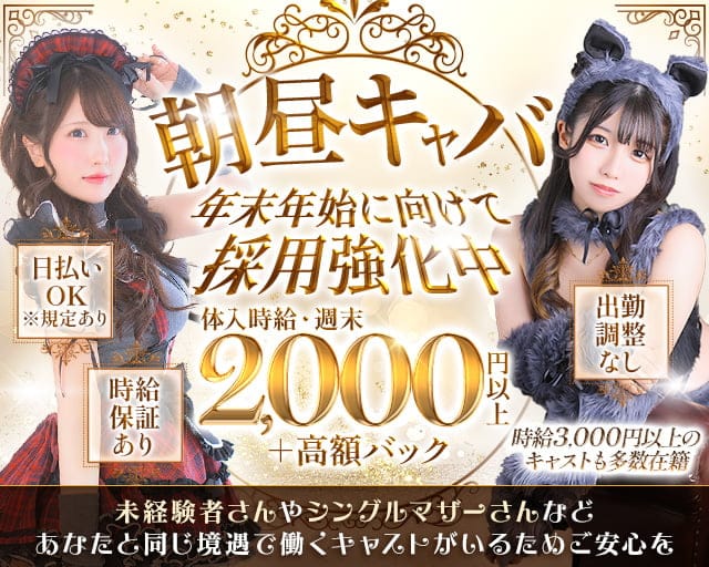 Heroine Cafe HANA（ヒロインカフェ ハナ）の昼キャバ・朝キャバ体入