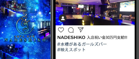 AquaBar NADESHIKO(ナデシコ)【公式求人・体入情報】(中洲ガールズバー)の求人・体験入店情報