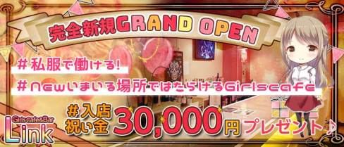 Girls cafe&Bar LINK(リンク)【公式求人情報】(上野ガールズバー)の求人・体験入店情報