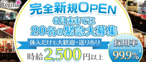 Girl's Bar Regina(レジーナ)【公式求人・体入情報】(中洲ガールズバー)の求人・体験入店情報