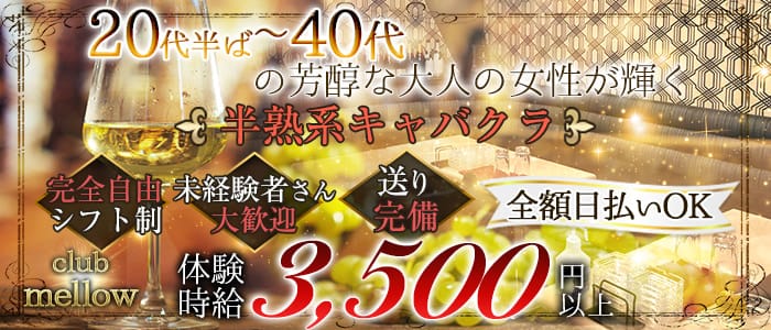 club mellow(メロウ） の女性求人【体入ショコラ】
