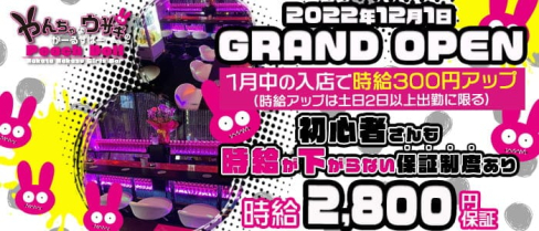 Peach Doll(ピーチドール)【公式出稼ぎ求人情報】(中洲ガールズバー)の求人・バイト・体験入店情報