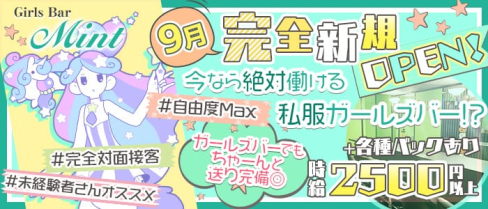 Girls Bar Mint(ミント)【公式求人・体入情報】(葛西ガールズバー)の求人・体験入店情報
