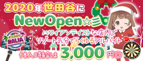 【世田谷】コンカフェダーツ&バー DALIA (ダリア)【公式求人情報】(歌舞伎町ガールズバー)の求人・体験入店情報
