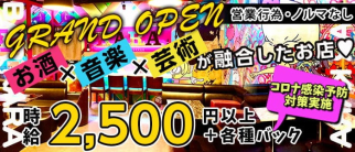 ミュージックバー KARA(カラ)【公式求人・体入情報】(歌舞伎町ガールズバー)の求人・体験入店情報