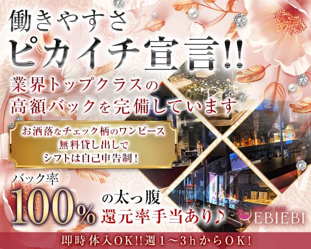 Girl's Bar EBIEBI 恵比寿店（エビエビ）のガールズバー体入