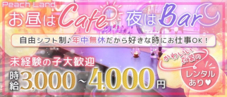 Peach Land(ピーチランド)【公式求人・体入情報】(池袋ガールズバー)の求人・体験入店情報