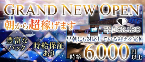 【朝・昼】ELDORADO( エルドラド)【公式求人・体入情報】(歌舞伎町昼キャバ・朝キャバ)の求人・体験入店情報