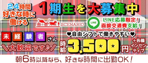 【24時間】Girls Bar SCENARIO(シナリオ)【朝・昼・夜】【公式求人・体入情報】(新宿ガールズバー)の求人・体験入店情報