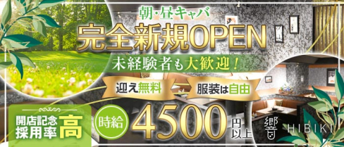 【朝・昼キャバ】響(ひびき)【公式求人・体入情報】(錦糸町昼キャバ・朝キャバ)の求人・体験入店情報