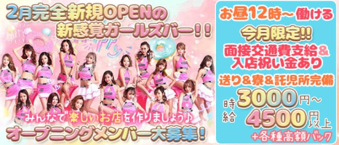 cafe&bar Spiral D TOKYO(スパイラルディートウキョウ)【公式求人・体入情報】(歌舞伎町ガールズバー)の求人・体験入店情報