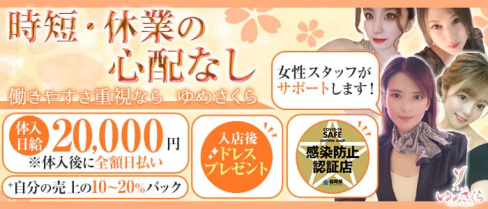 club ゆめさくら【公式求人・体入情報】(中洲キャバクラ)の求人・体験入店情報