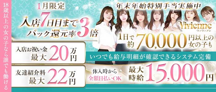 Vivienne 池袋店（ヴィヴィアン） 池袋キャバクラ 未経験募集バナー