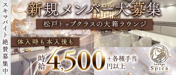 【新松戸】Lounge Spica（スピカ）(松戸キャバクラ)の求人・体験入店情報
