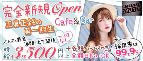 Cafe&Bar SHELTER( シェルター)【公式求人・体入情報】(吉祥寺ガールズバー)の求人・体験入店情報