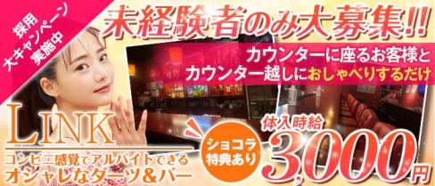 カウンターダーツバー LINK(リンク)【公式求人・体入情報】(西船橋ガールズバー)の求人・体験入店情報