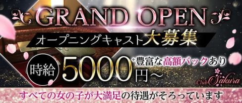 Club Sakura(サクラ)【公式求人・体入情報】(中洲キャバクラ)の求人・体験入店情報
