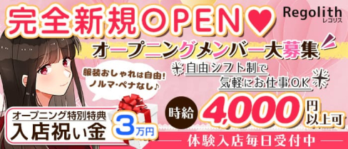 Regolith(レゴリス)【公式求人・体入情報】(関内ガールズバー)の求人・体験入店情報