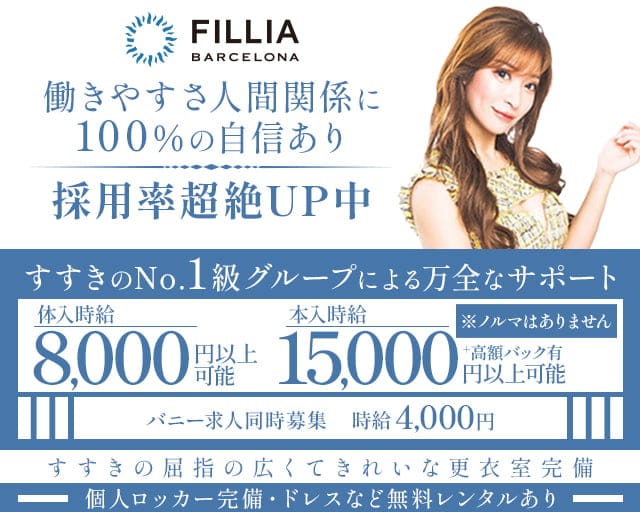 BARCELONA Fillia（フィリア）のニュークラブ体入