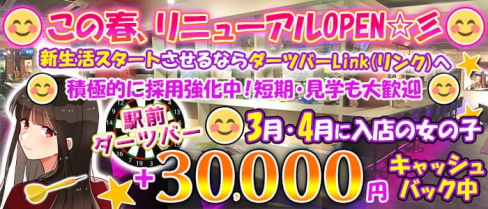 【本八幡駅】Girl's Bar Link(リンク)【公式求人・体入情報】(西船橋ガールズバー)の求人・体験入店情報