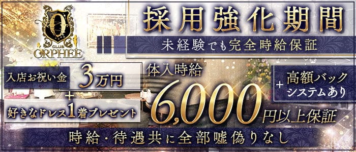 CLUB ORPHEE（オルフェ）のニュークラブ体入