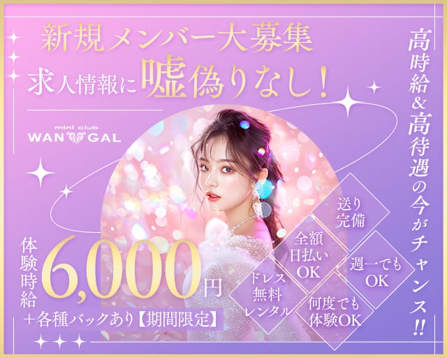 WAN GAL（ワンギャル）(掛川キャバクラ)の求人・体験入店情報
