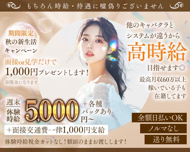 レディースマーケット 島田店のキャバクラ体入