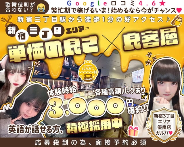 Cafe & Bar はちみつのガールズバー体入