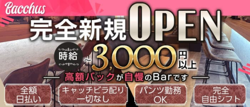 BAR LOUNGE Bacchus(バッカス)【公式求人・体入情報】(大宮ガールズバー)の求人・体験入店情報