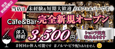 girls cafe&bar Desse Jenny(デッセジェニー)【公式求人・体入情報】(上野ガールズバー)の求人・体験入店情報