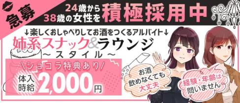 【姉系スナック&ラウンジ】SONO(ソノ)【公式求人・体入情報】(門前仲町スナック)の求人・体験入店情報