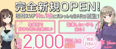 【新潟駅】 girls bar Veronica-ヴェロニカ-【公式求人・体入情報】(新潟ガールズバー)の求人・体験入店情報
