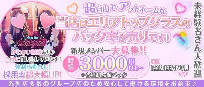 Girl's Bar Cocktail（カクテル）(町田ガールズバー)の求人・体験入店情報
