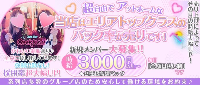 Girl's Bar Cocktail（カクテル）(町田ガールズバー)の求人・体験入店情報