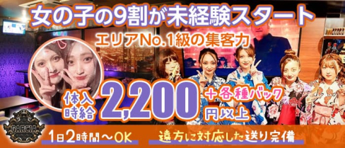 Girls Bar GARCIA(ガルシア)【公式求人・体入情報】(沼津ガールズバー)の求人・体験入店情報