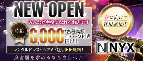 NYX(ニクス)【公式求人・体入情報】(本厚木キャバクラ)の求人・体験入店情報